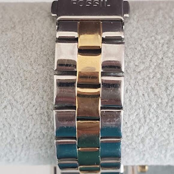 Fossil Women's 36mm Watch Multifunction Two-Tone Stainless Steel Crystal Accents - Picture 3 of 6